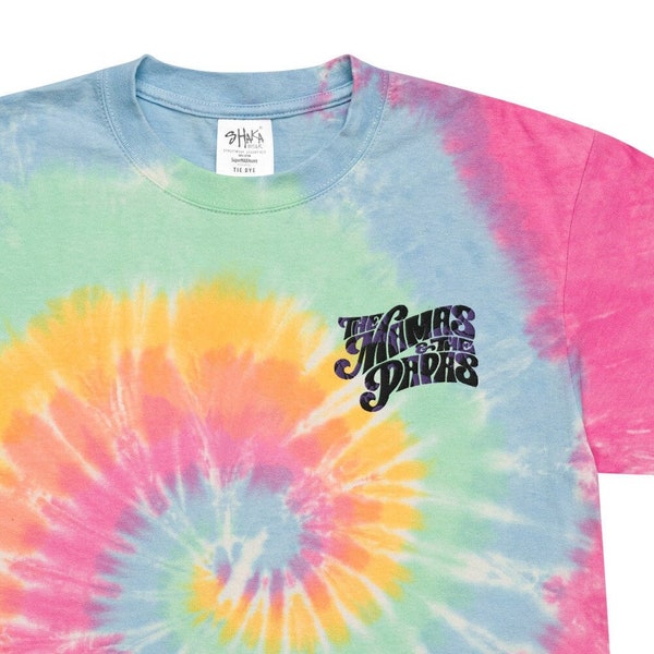 Mama's & the Papa's Embroidered Tie-dye T-shirt