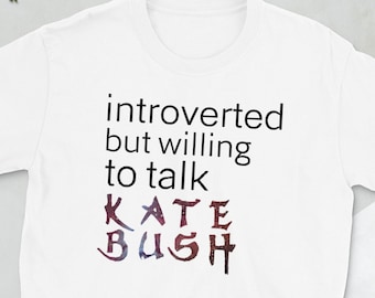 内向的なケイト・ブッシュTシャツ