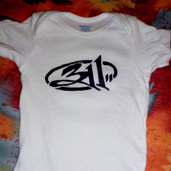 311 Band Onesie© Bodysuit  or Toddler Kids T-shirt 0,3,6.9,12,18,24 Months 2T 3T 4T Small Rock Music