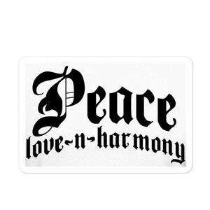 Adesivo Peace Love N' Harmony