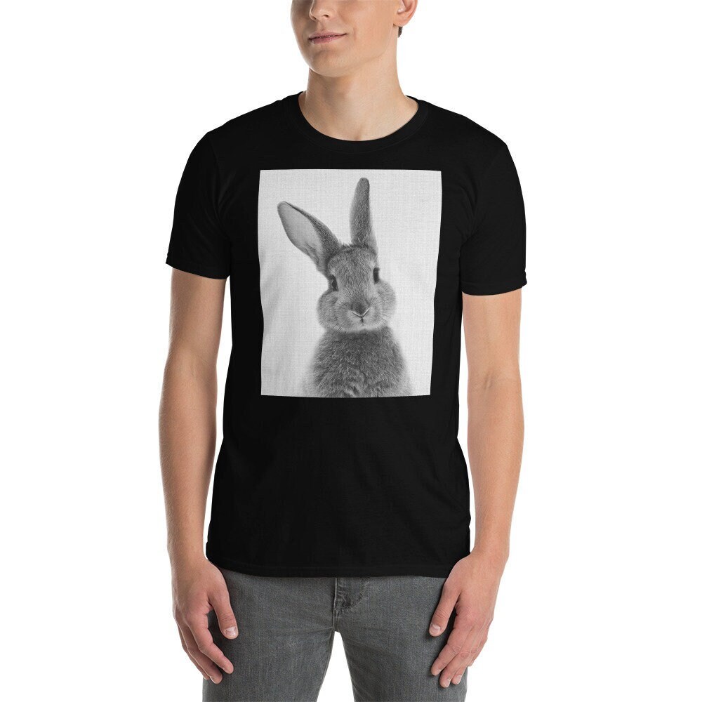 Bunny Rabbit Adult Unisex T-shirt - Etsy