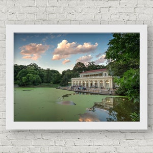 Prospect Park Boathouse print – Park Slope Brooklyn photograph