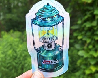 Camp Lantern - Holographic sticker