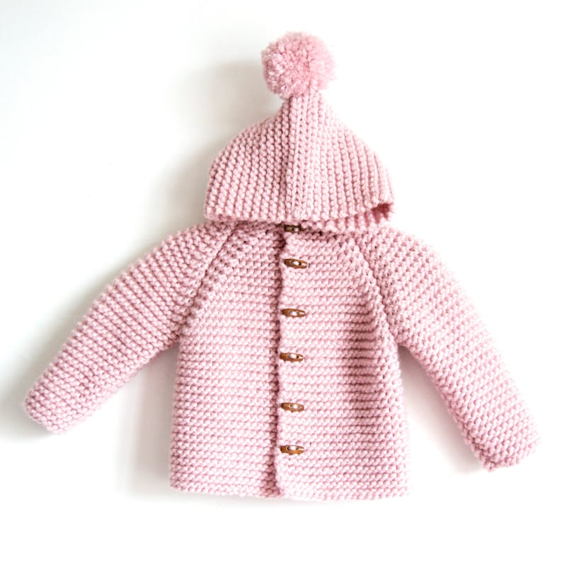 Hand Knitted Baby/toddler Boy or Girl Wool Hoodie Etsy