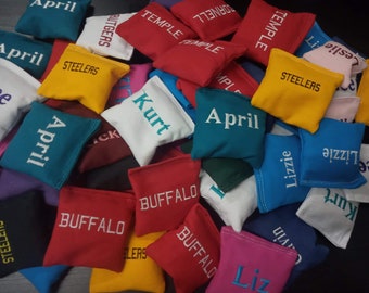 Drinking Cornhole Game Custom Embroidered Choose your colors