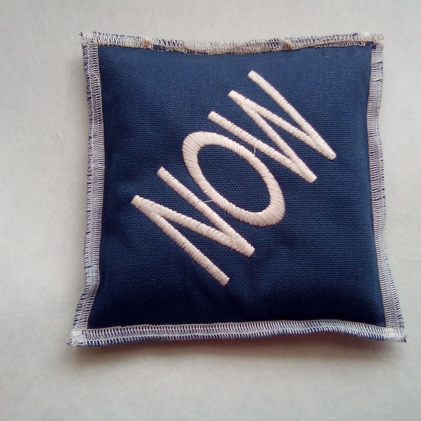 NOW Bean Bag Embroidered cornhole bag