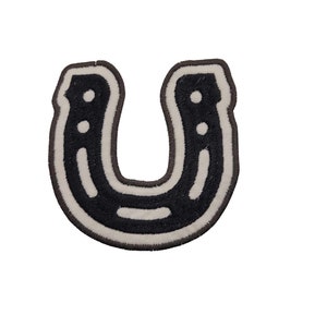 Horse shoe Iron on Patch Horseshoe Sew on Patch