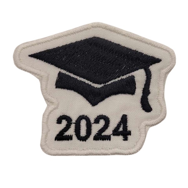 Graduation 2024 Iron on Patch Sew on Graduation Hat Patch