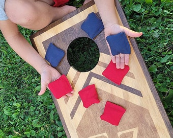 Mini sacchetti per cornhole da 2 pollici Sacchetti per cornhole da 2 pollici Sacchetti di ricambio per idee per feste di compleanno di giochi per bambini