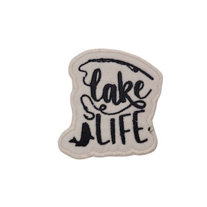 Lake Life Iron on Patch Sew on Patch