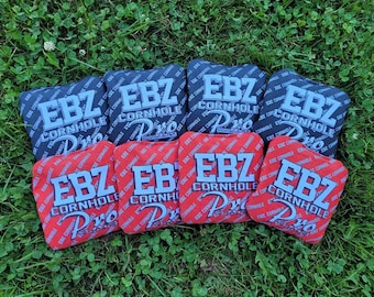 EBZ Cornhole Pro Grade Cornhole Bags Régulation du trou de maïs en daim et toile