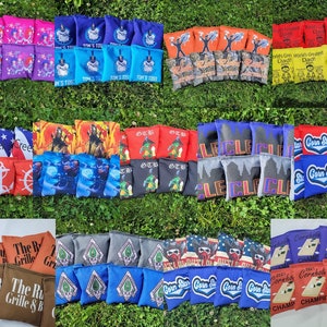 Custom Printed Cornhole Bags Regulation Made Corn hole Choose your image