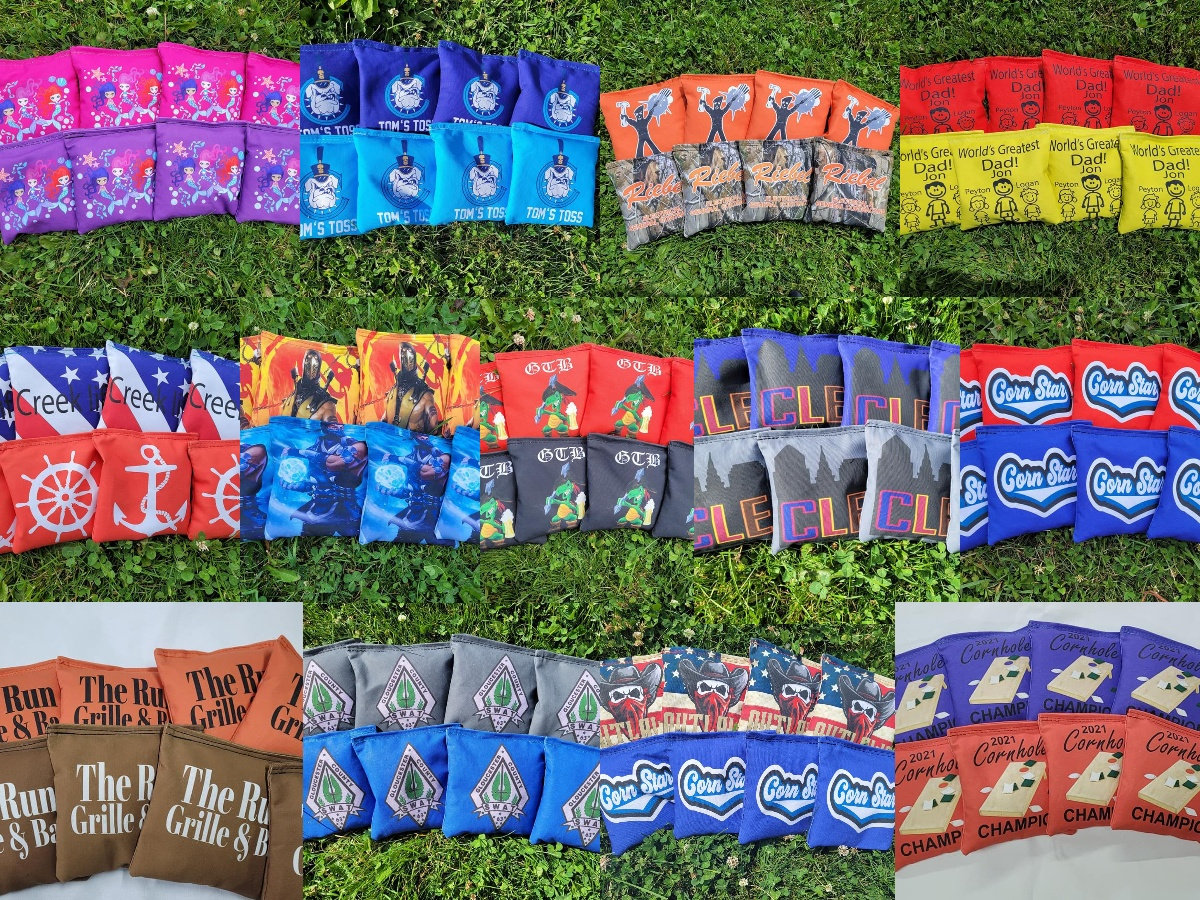 Custom Printed Cornhole Bags Regulation Made Corn hole Choose your image