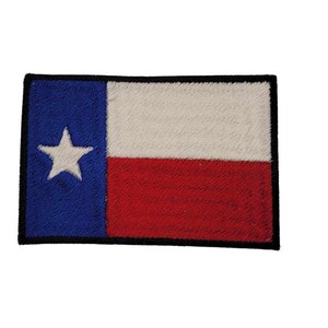 Texas Flag Iron on Patch Texas Flag Sew on Patch