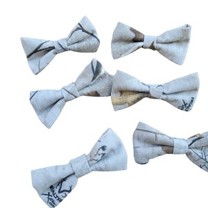 Camo Bowtie Clip on Bowtie Camo outdoor fabric mens clip on bow tie