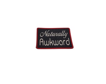 Naturally Awkward Iron on patch Funny Patch