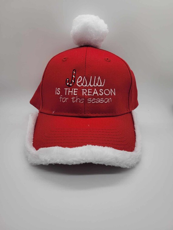 Jesus is The Reason Christmas Season Beanie Cap Jesus is The Reason Christmas Season Beanie Cap