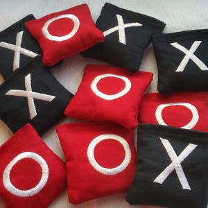 Mini Toss Bags X and O Tic Tac Toe Replacement Bags