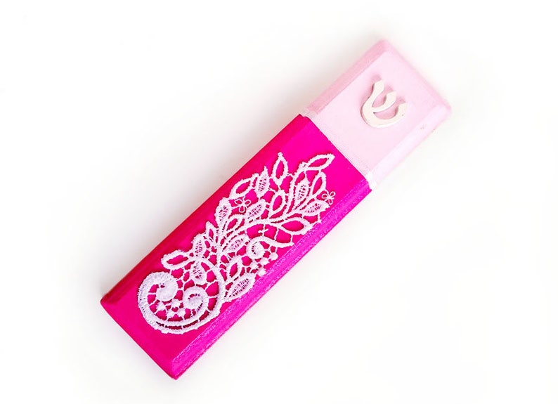Mezuzah Case Kids Mezuzah Girl Mezuzah Pink Mezuzah Baby Etsy
