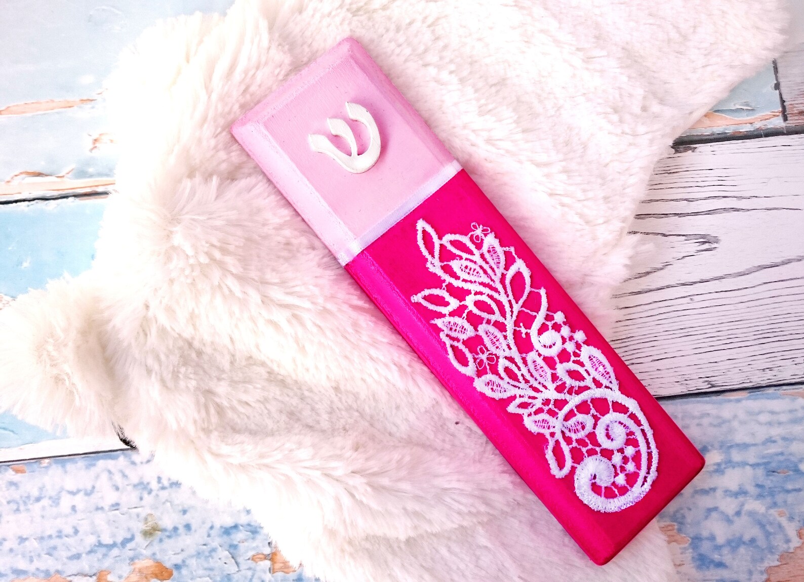 Mezuzah Case Kids Mezuzah Girl Mezuzah Pink Mezuzah Baby Etsy