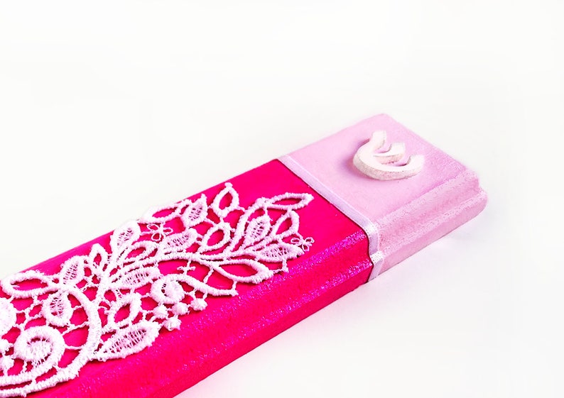 Mezuzah Case Kids Mezuzah Girl Mezuzah Pink Mezuzah Baby Etsy