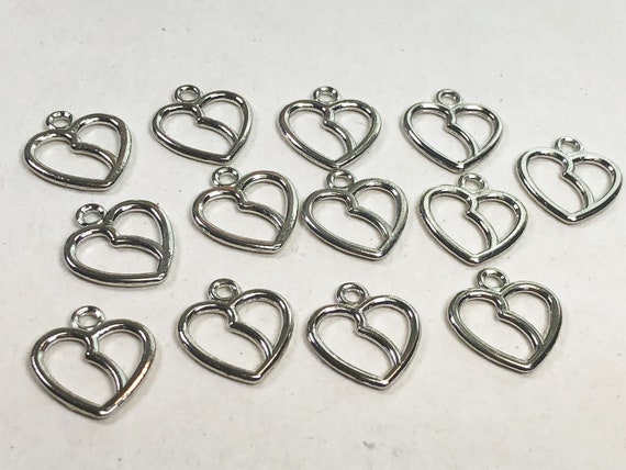 Silver Heart Charm Pack