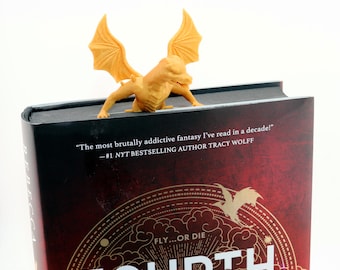 Dragon Emerging Bookmark — 3D Fantasy Page Marker for Book Lovers