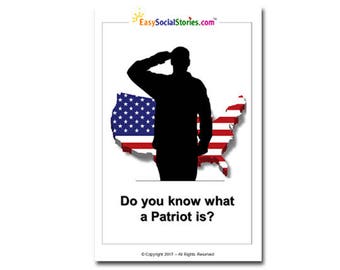 Do You Know What a Patriot Is? - Easy Social Story