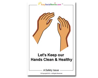 Vamos a mantener nuestras manos limpias y saludables - fácil Historia Social