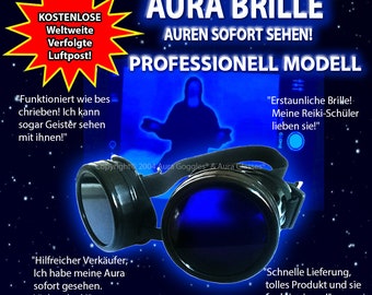 AURA BRILLE Geisterjäger Geist Paranormale Heilung Werkzeug UV Geister Dicyanin Stil Walter Kilner Evp Emf detektor Geisterhause Aurabrille