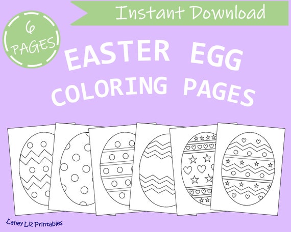 Printable Easter Egg Coloring Pages Easter Egg Coloring