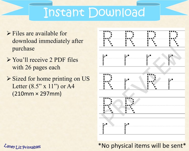 pre k worksheet letter tracing printable alphabet tracing etsy