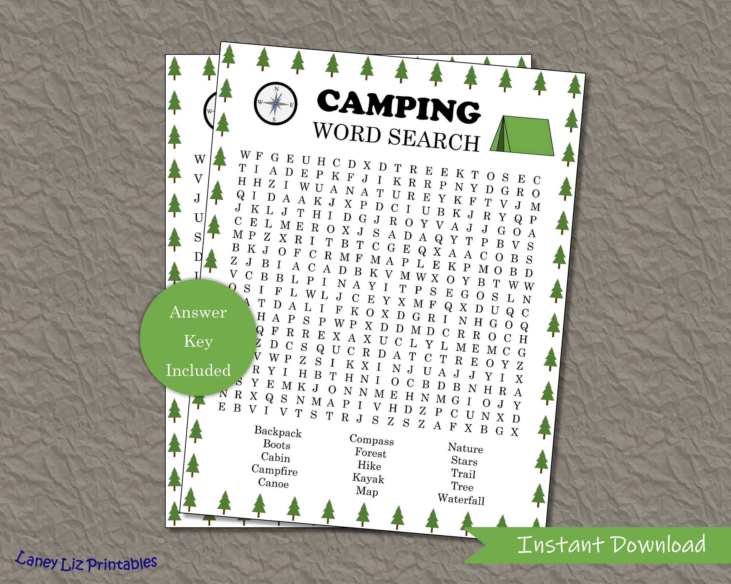 Outdoor Word Search Word Search Kids Activity Printable | lupon.gov.ph