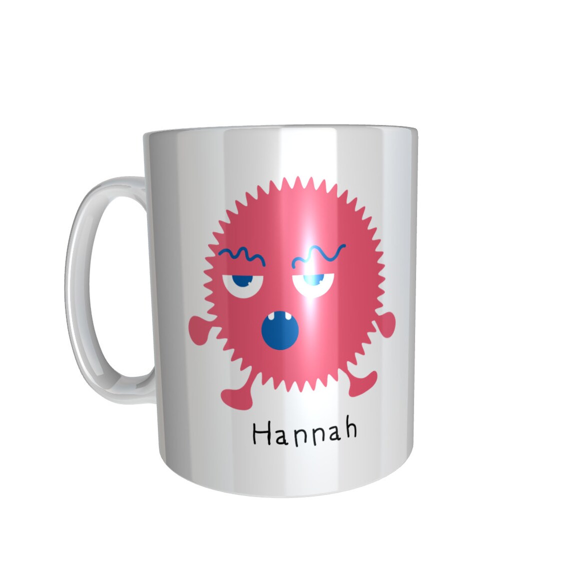 Monster Printed Mug Personalised Mug Etsy