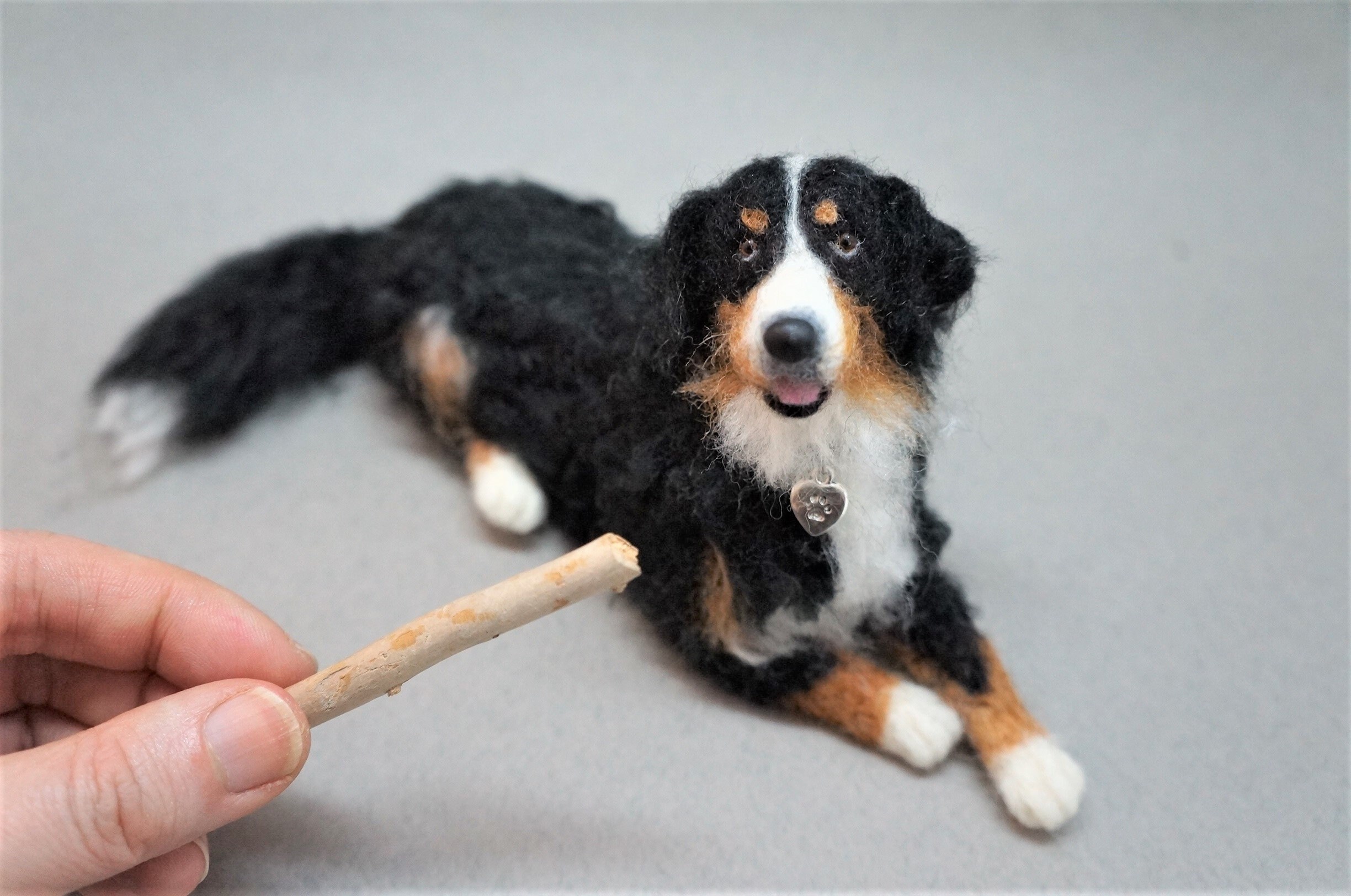 Needle felting supplies 10mmx14mm 20 oval black animal dog puppy nose –  Feltify