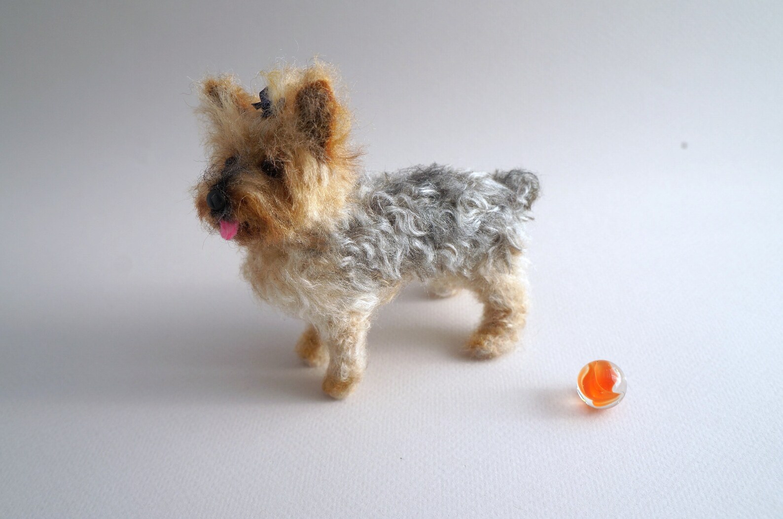 Needle Felted Dog Yorkie Yorkshire Terrier Puppy Custom Pet Etsy