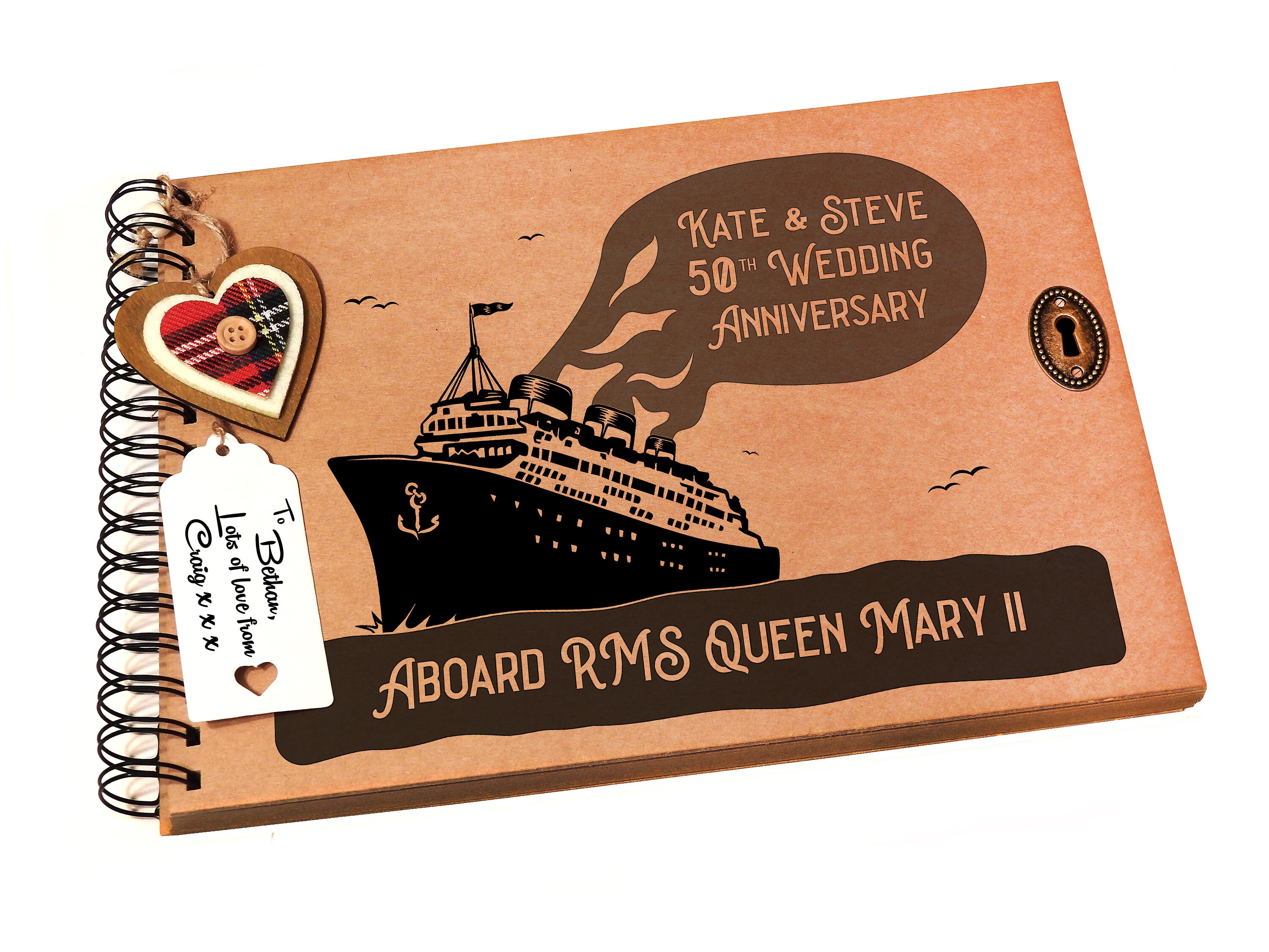 Personalised Cruise Ship Theme Photo Album Scrapbook Our Etsy