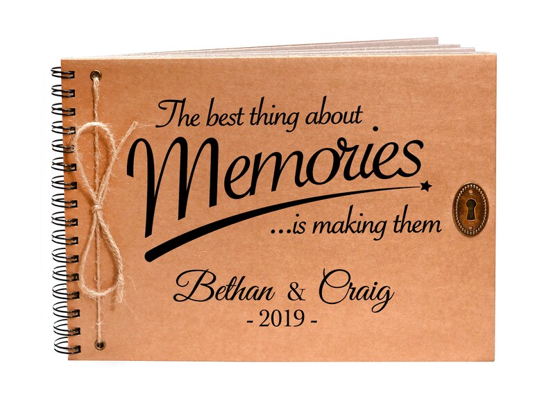Scrapbook Keepsake Present Crafts Quote Adventure Wedding New Baby