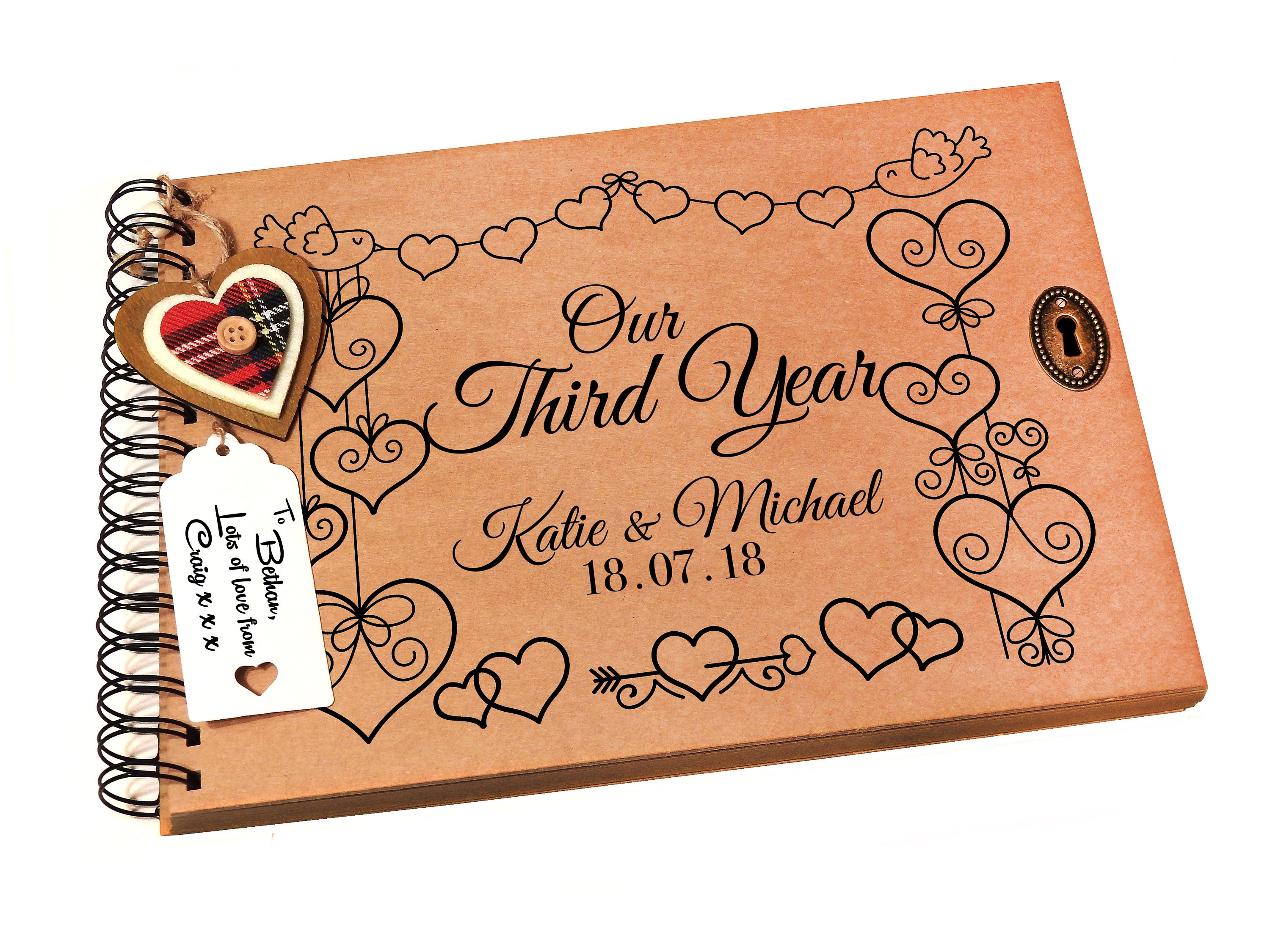 A4 LEATHER Personalised PHOTO BOOK Scrapbook Album CUSTOM YOUR Images Memories