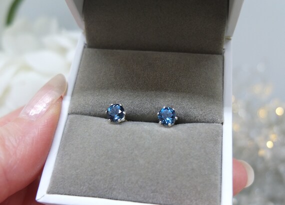 London blue cheap stud earrings