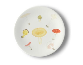 Mushroom Plate  (8 inches)