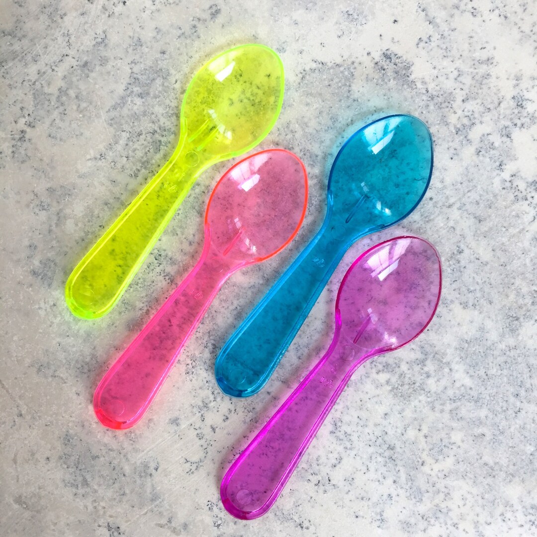 150 Mini Spoons, Tasting Spoons, Mini Ice Cream Spoons, Sample Size