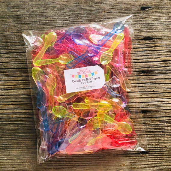 300 Mini Spoons Tasting Spoons Mini Ice Cream Spoons Sample Etsy