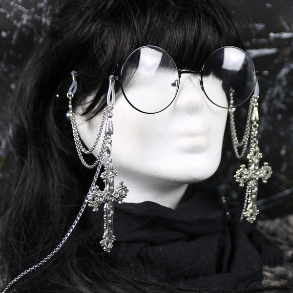 Glasses chain "Sinner & Saint" - Gothic Visual Kei Dark Academia