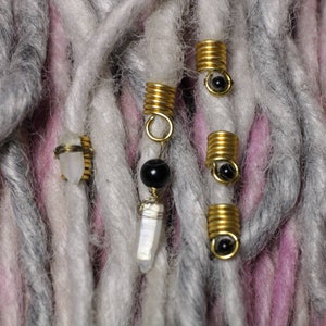 Dreadbead Set - Dreadpearl Dreadjewelry Pagan Viking Fantasy Goa Hippie Festival