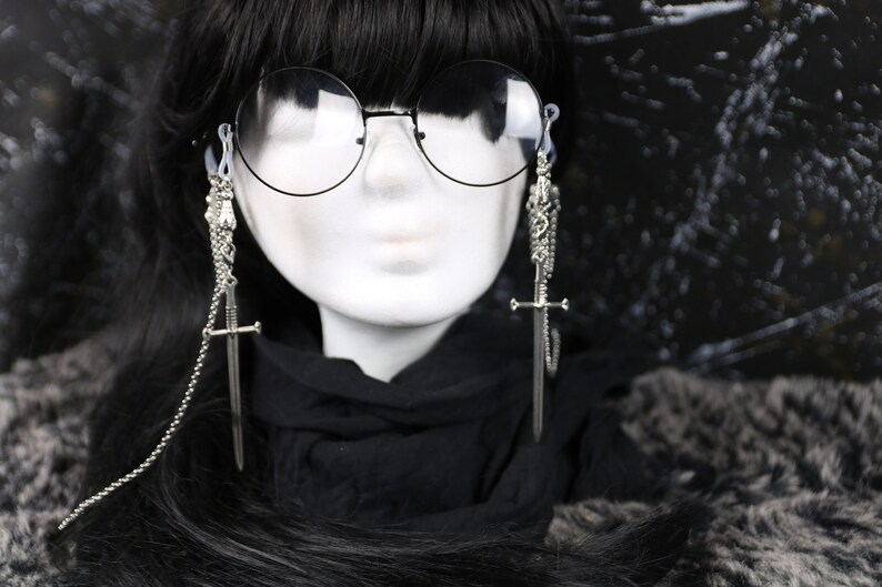 Glasses chain Lagertha Gothic Visual Kei Dark Academia image 1