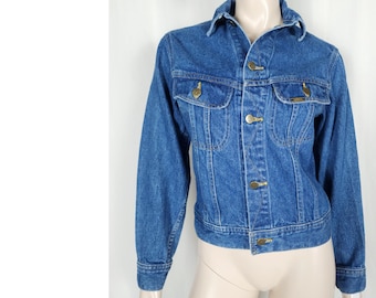 【Lee】USA製 Boa Denim Trucker Jacket XL Vintage 1970s Lee Denim Trucker Jacket PATD-153438 USA Union Made