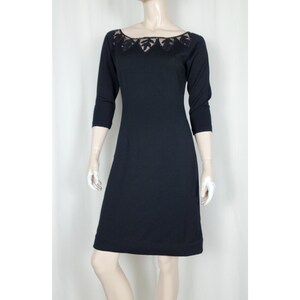 1950s bodycon dresses Solid Color Sweet Heart Collar 1950S Vintage Bodycon Dress, Red / L