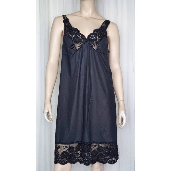 Black Nightgown Etsy
