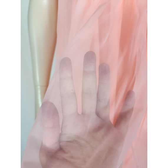 Vtg Linda Underlovelies nightgown lingerie neon g… - image 10